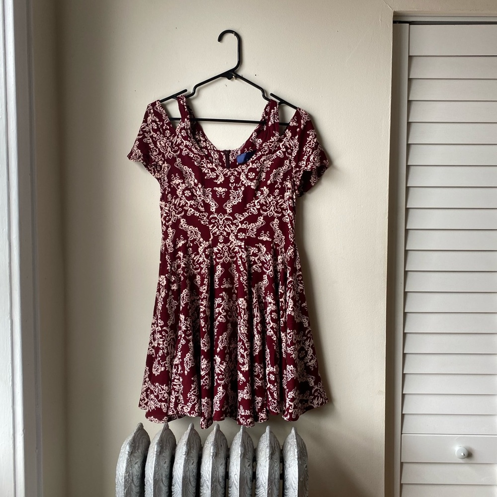 Francesca’s Red Floral Dress